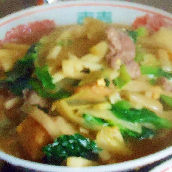 竹の子ラーメン